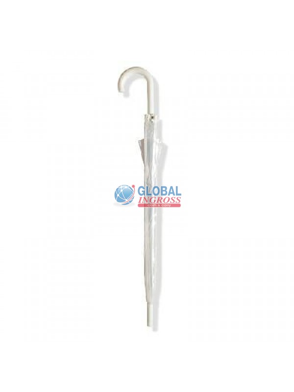 OMBRELLO LUNGO TRASPARENTE PVC AUTO