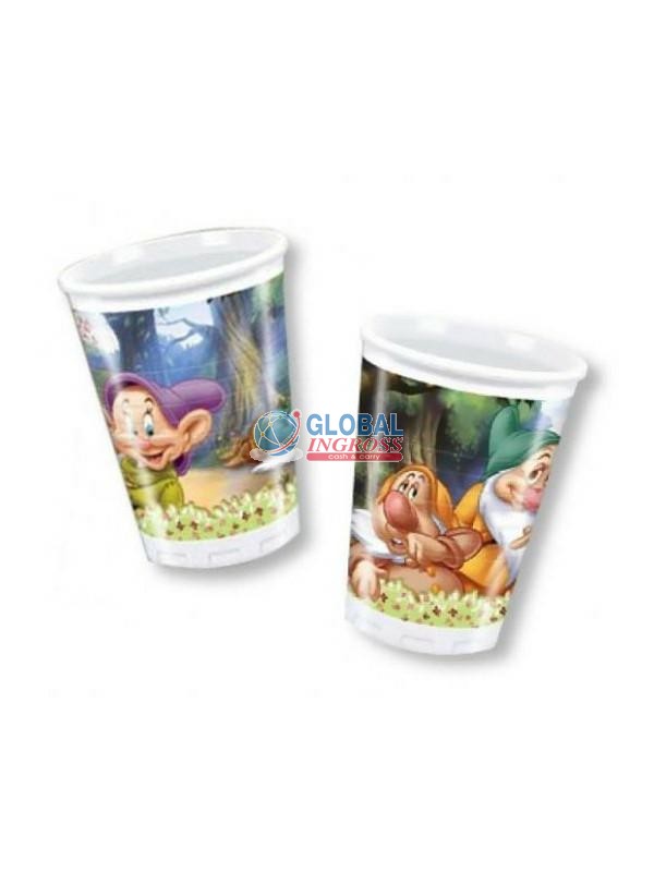 BICCHIERI SETTE NANI 8pz