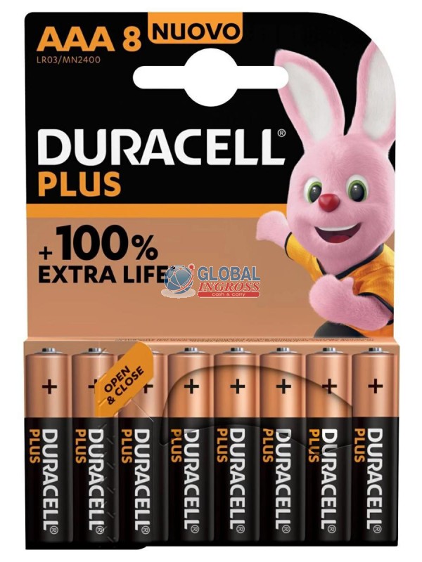 DURACELL MINISTILO BLISTER 8pz AAA.