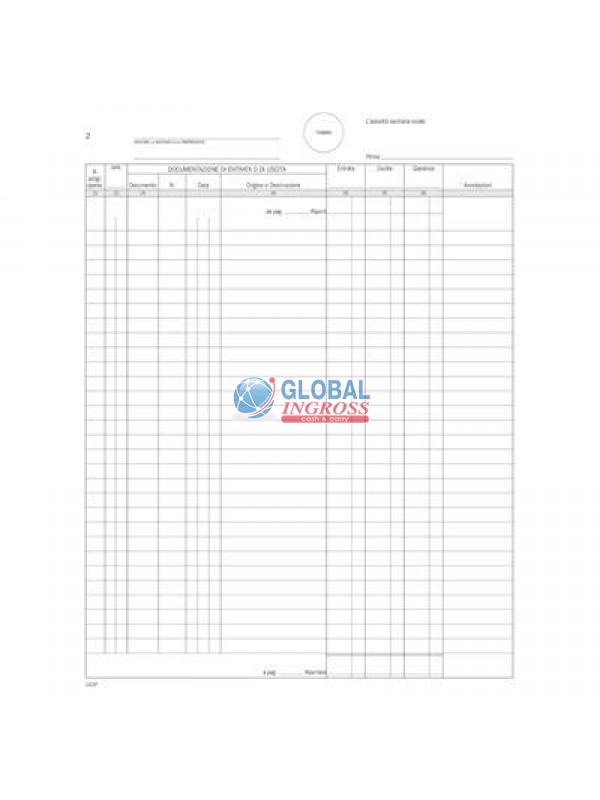 REGISTRO STUPEFACENTI FARMACIA 31x24,5