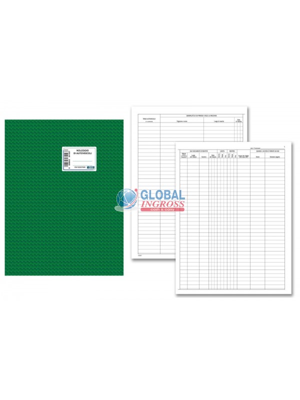 REGISTRO NOLEGGIO AUTO 49 PAG.
