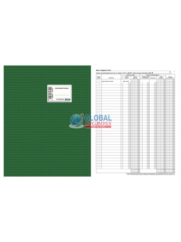 REGISTRO BENI AMMORTIZZABILI 31x24