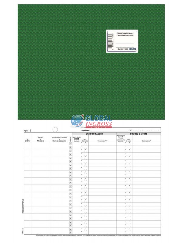 REGISTRO CARICO/SCARICOEQUIDI