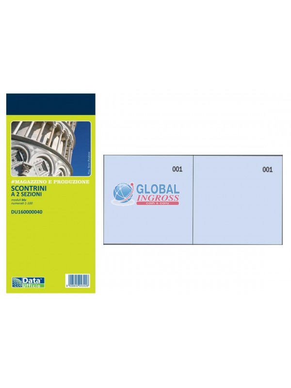 BLOCCO NUMERATO AZZURRO1-100