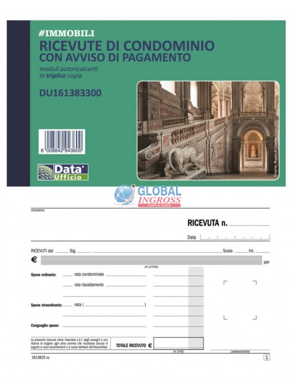 RICEVUTE CONDOMINIO 3copie 10x16,8  ..