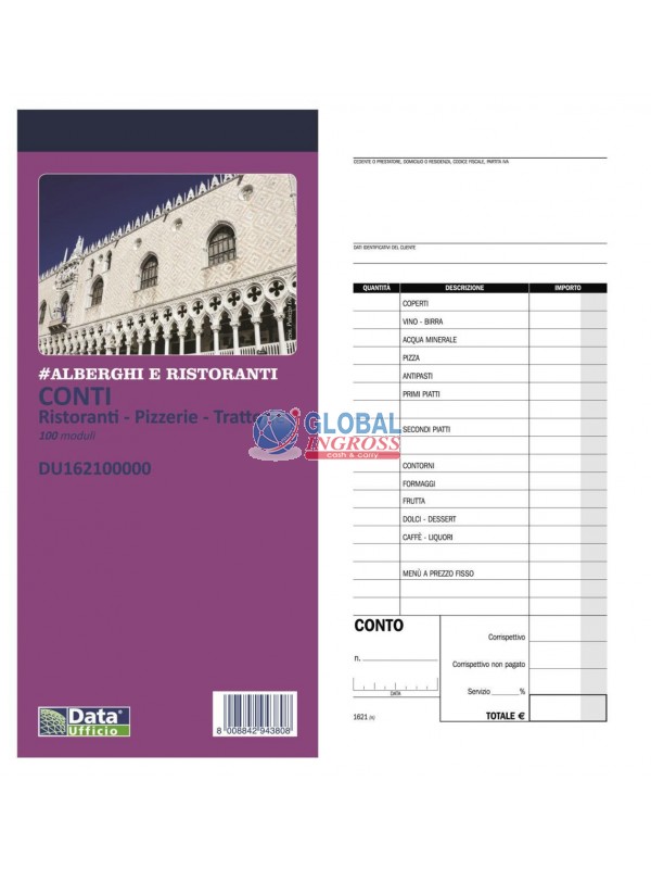 CONTI RISTORANTE 21x10