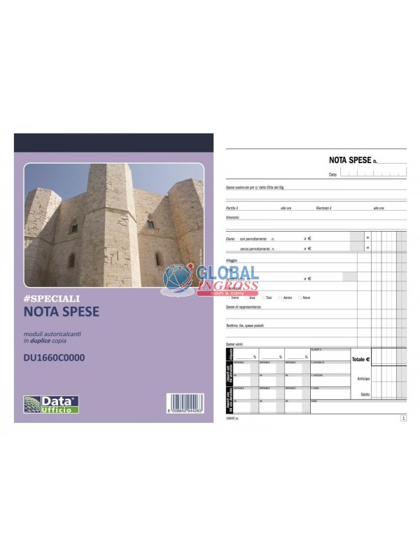 BLOCCO NOTE SPESE.A5 RIC.