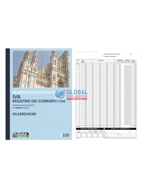 REGISTRO CORRISPETTIVI A4 24x2