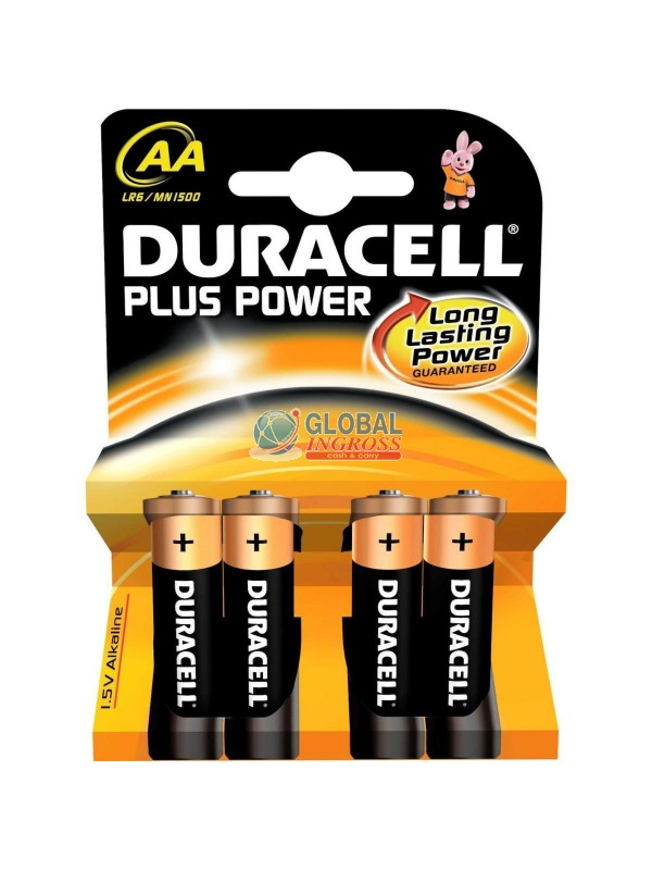 DURACELL STILO AA 4pz MN1500 PLUS.