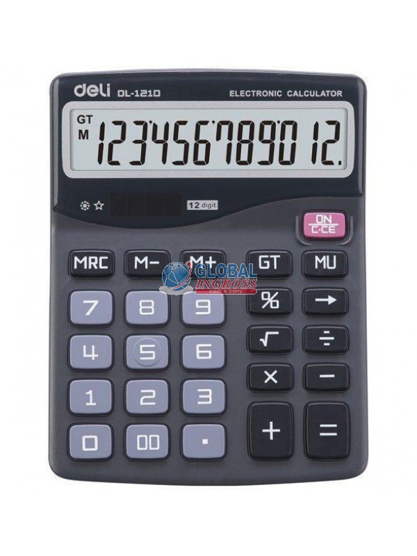 CALCOLATRICE DELI SMART12cifre NERA