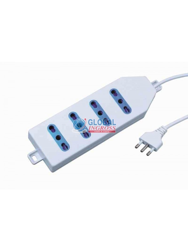 MULTIPRESA 4 POSIZIONI BIPASSO 10/16A. (ES087)