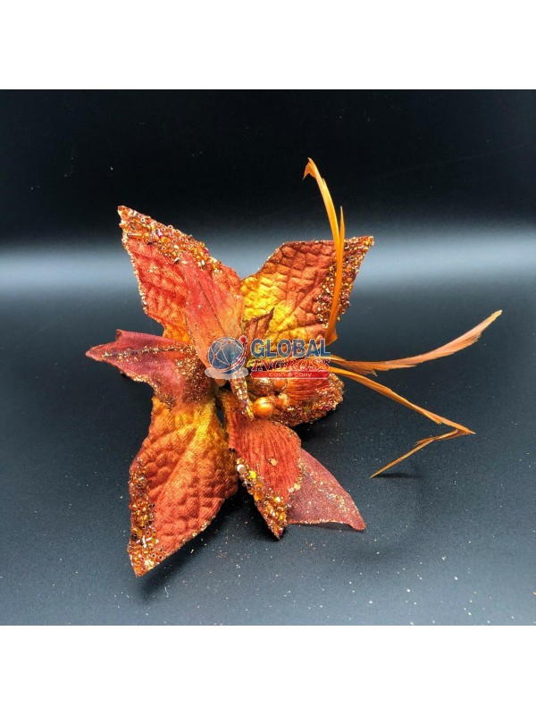 FIORE CORTO COPPER C/PIUMA