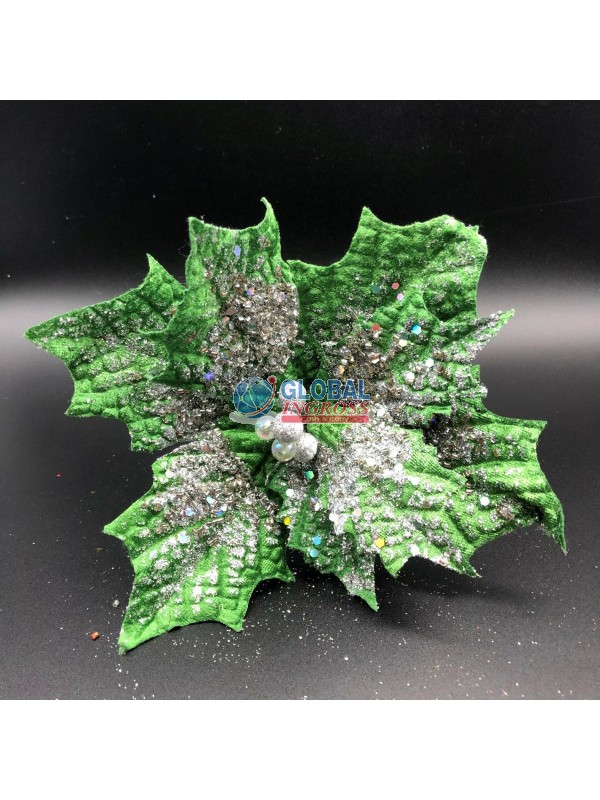 FIORE CORTO VERDE/ARGENTO