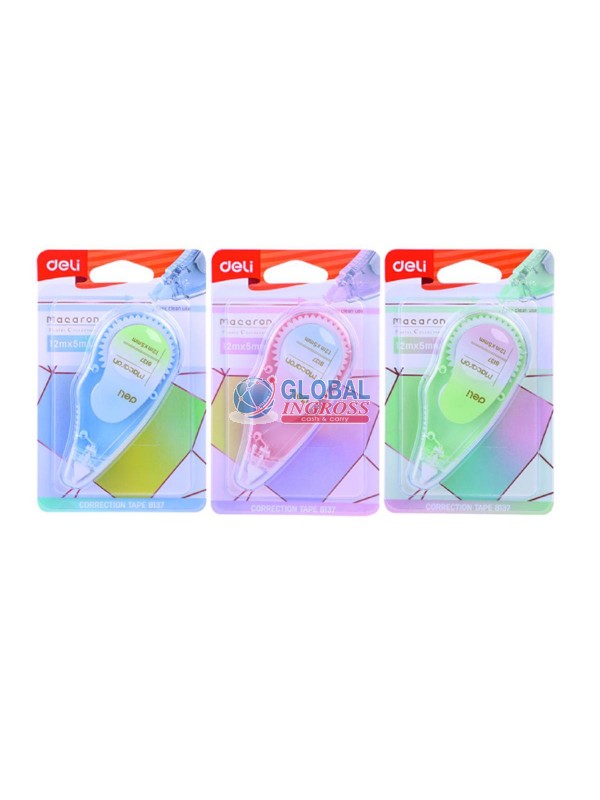 CORRETTORE A NASTRO mm5x12mt MACARON