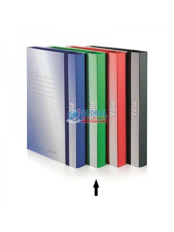 CARTELLA EBLA PLUS D.5 VERDE ELASTICO PIATTO