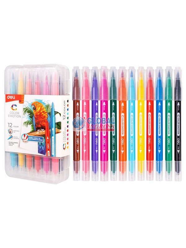 PENNARELLI BRUSH DOPPIAPUNTA DA 12