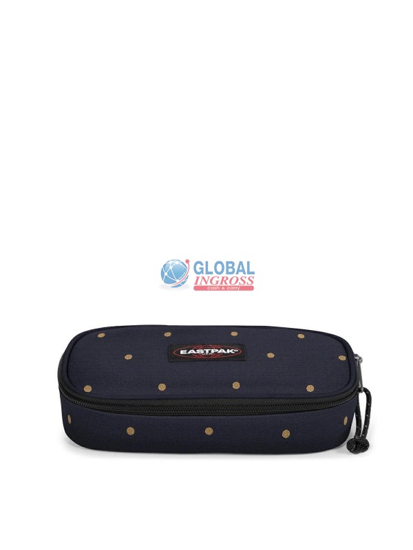 BUSTINA EASTPAK OVALE DOTS MARINE GOLD