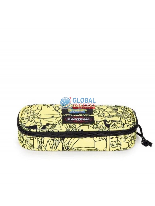 BUSTINA EASTPAK OVALE -SPECIAL SPONGEBOB YELLOW PATTERN