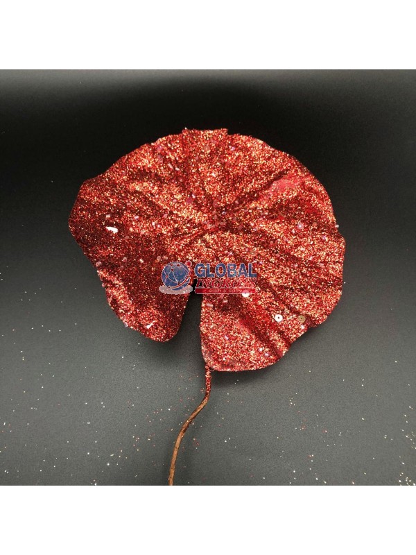 FOGLIA ROTONDA ROSSO