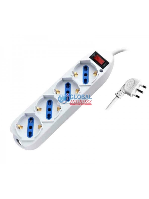 MULTIPRESA 4 POSTI SCHUKO SPINA 10A