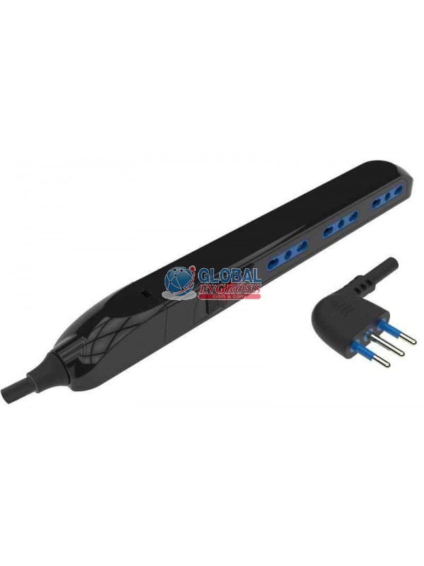 MULTIPRESA SALVASPAZIO NERA 3 BIPASSO SPINA 10A 1,5mt