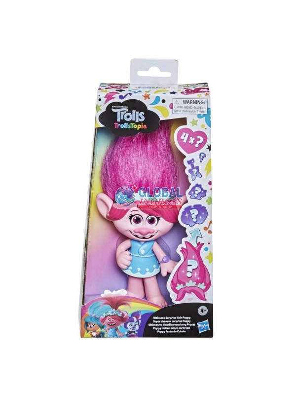 TROLLS SURPRISE HAIR POPPY
