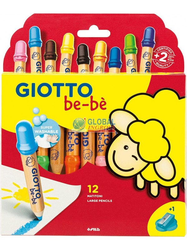 GIOTTO BEBE' 12 MATITONI NEW F482000