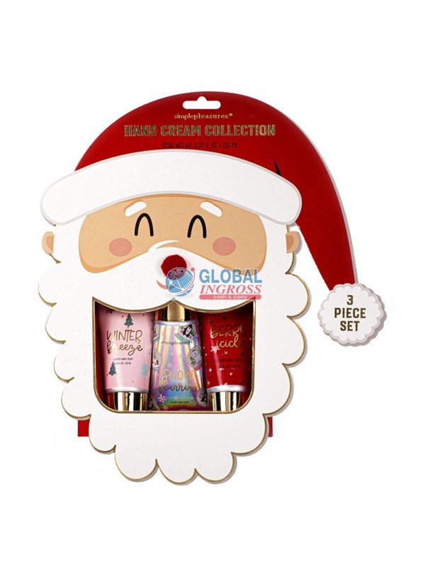 SET 3 CREMA MANI COLLECTION BABBO NATALE
