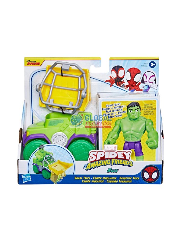 SPIDEY VEICOLO C/PERSONAGGIO HULK