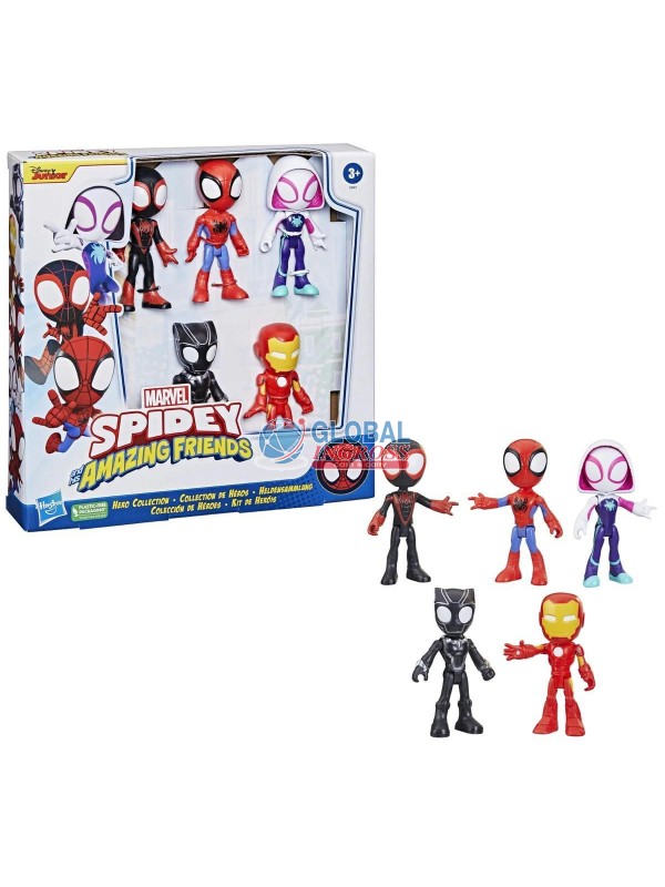 SPIDEY AND FRIENDS 6 PERSONAGGI
