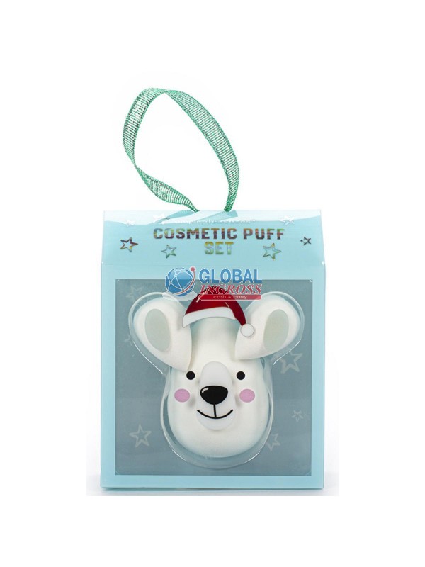 SPUGNA TRUCCO NATALE ORSO HOLOGRAPHIC FOIL