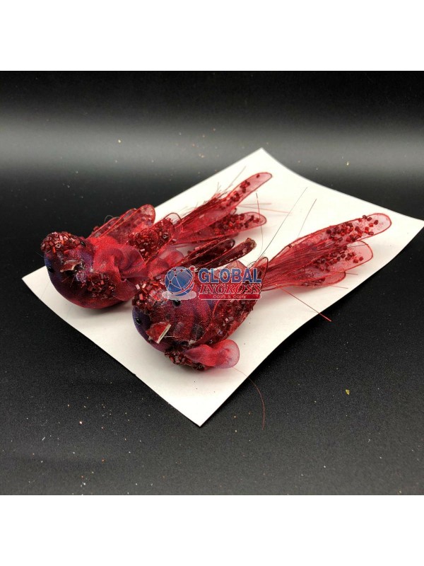 UCCELLI VELO ROSSO 23cm2PZ