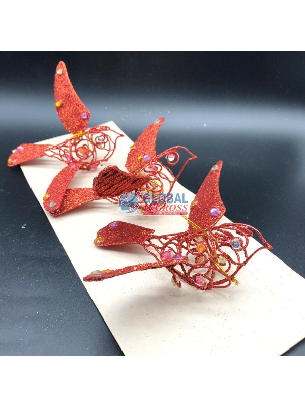 PASSEROTTI ROSSO 15cm 3PZ