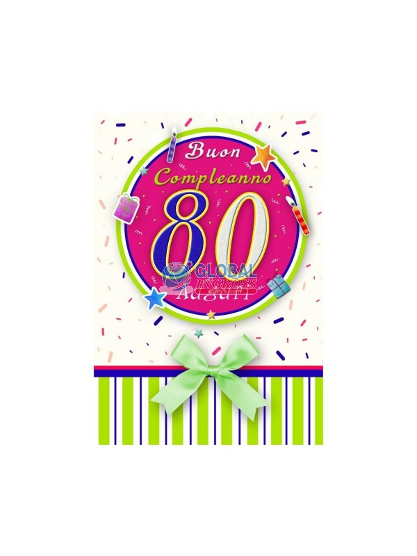 BIGLIETTO 80 ANNI