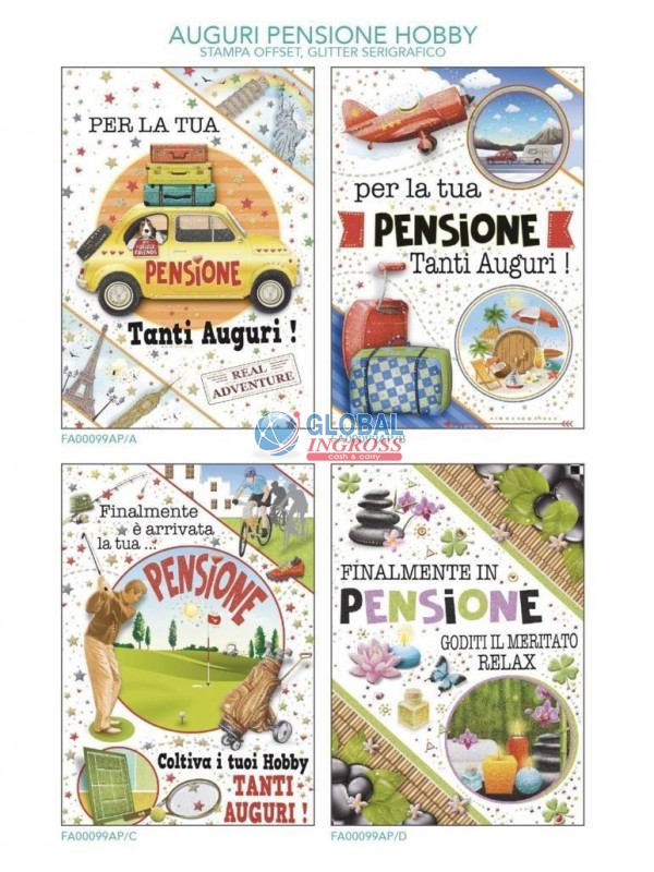 BIGLIETTO PENSIONE HOBBY