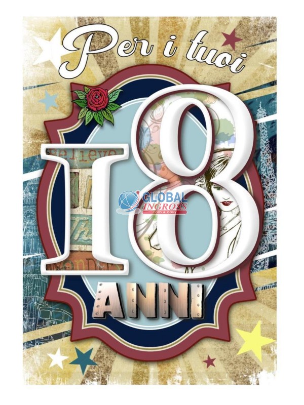 BIGLIETTO 18 ANNI MIGLIORI ANNI