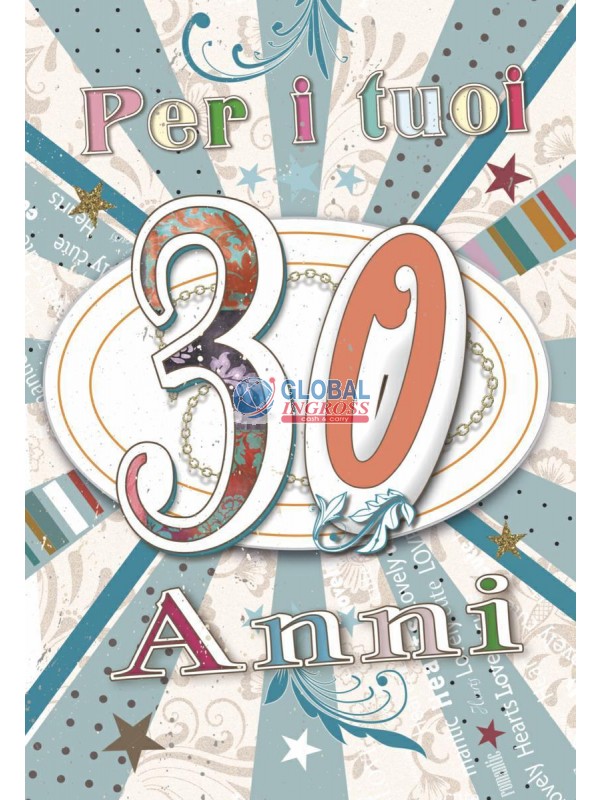 BIGLIETTO 30 ANNI MIGLIORI ANNI