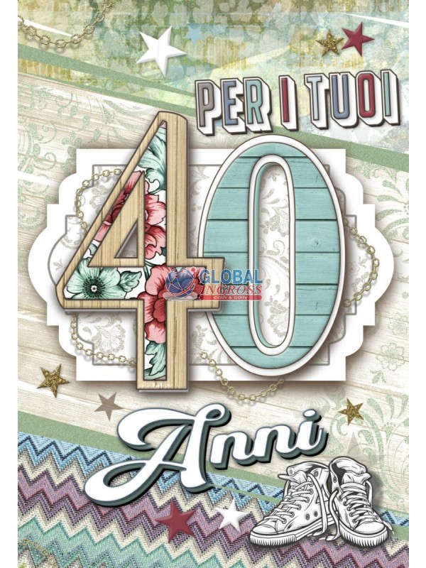 BIGLIETTO 40 ANNI MIGLIORI ANNI