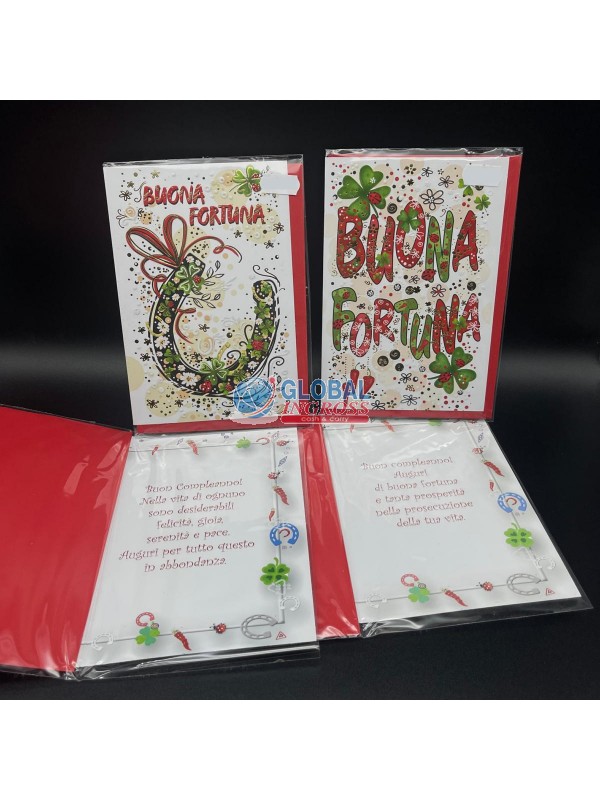 BIGLIETTO COMPLEANNO FORTUNA