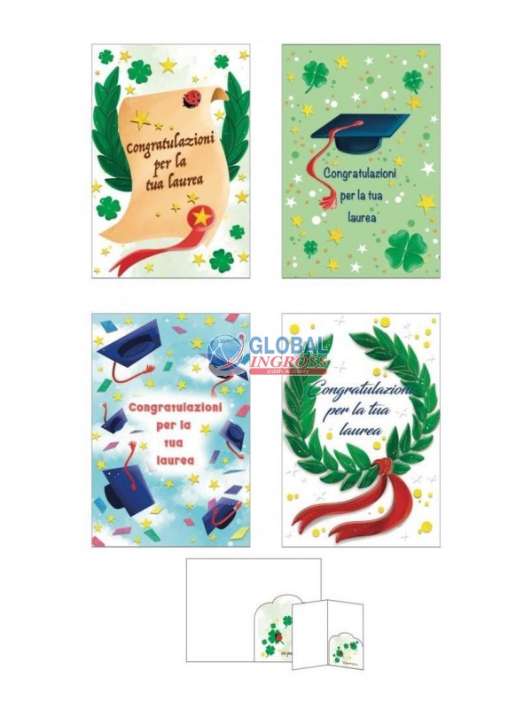 BIGLIETTO LAUREA ASS. CONGRATULAZIONI