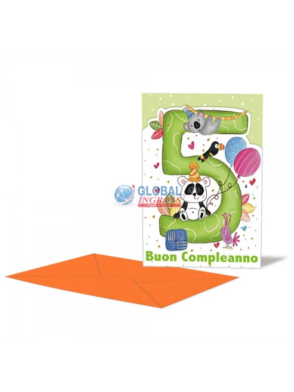 BIGLIETTO 5 ANNI BIMBI