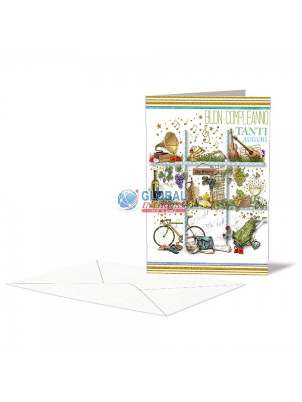 BIGLIETTO AUGURI MASCHILE