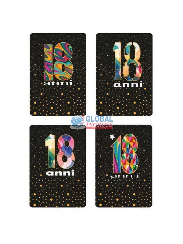 BIGLIETTO 18 ANNI BLACK