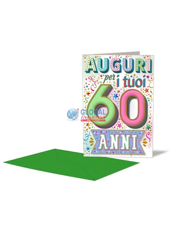 BIGLIETTO 60 ANNI I MIGLIORI ANNI 60