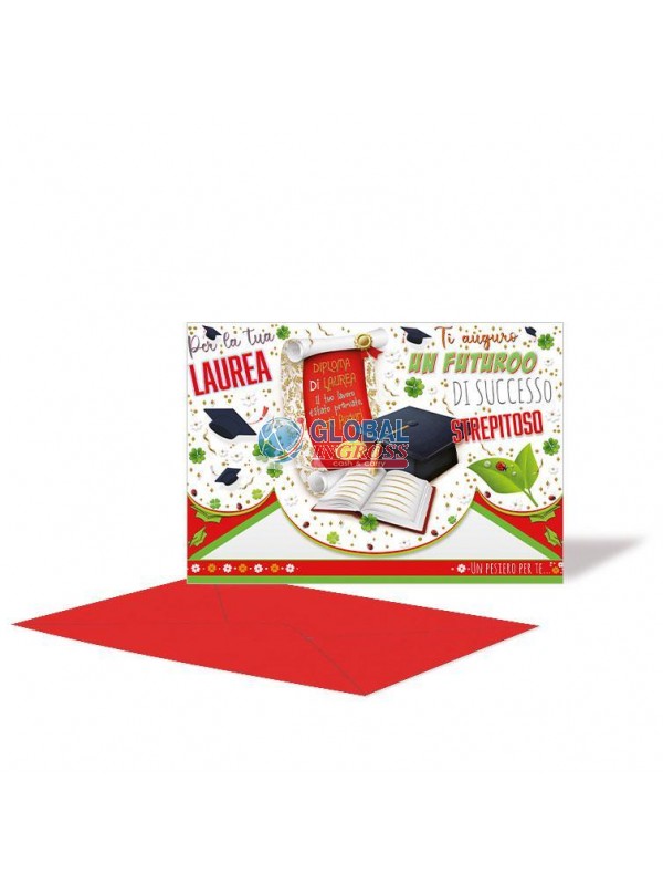 BIGLIETTO LAUREA P/SOLDI