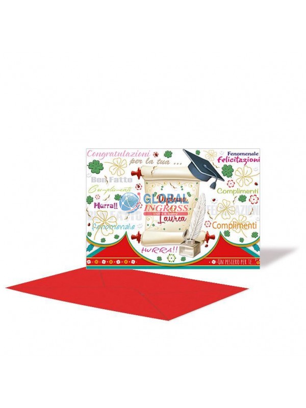 BIGLIETTO LAUREA P/SOLDI