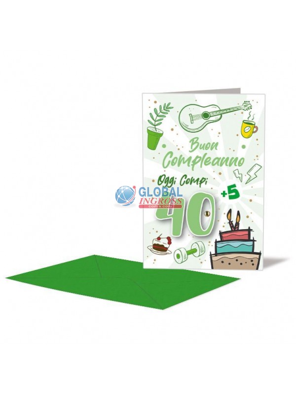 BIGLIETTO 40 ANNI+ C/ROTELLA I MIGLIORI ANNI