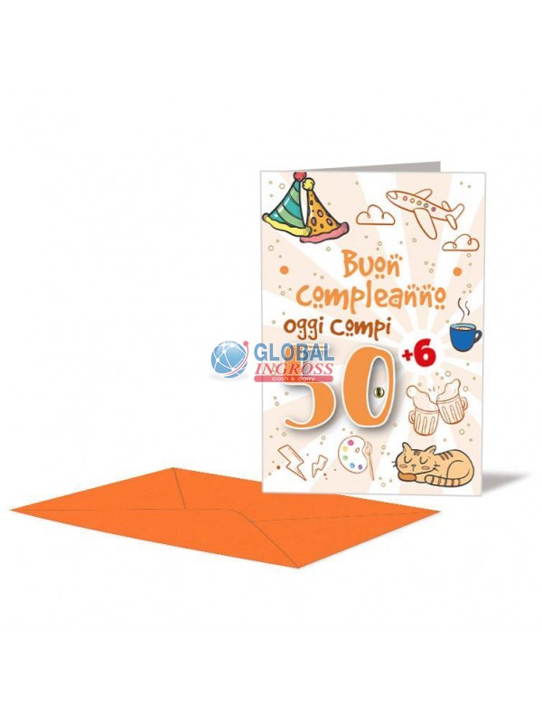 BIGLIETTO 50 ANNI+ C/ROTELLA I MIGLIORI ANNI