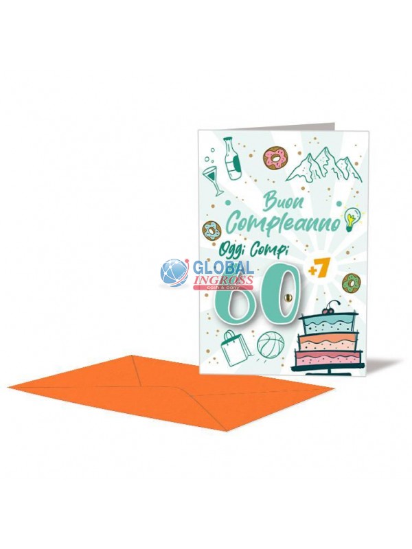 BIGLIETTO 60 ANNI+ C/ROTELLA I MIGLIORI ANNI