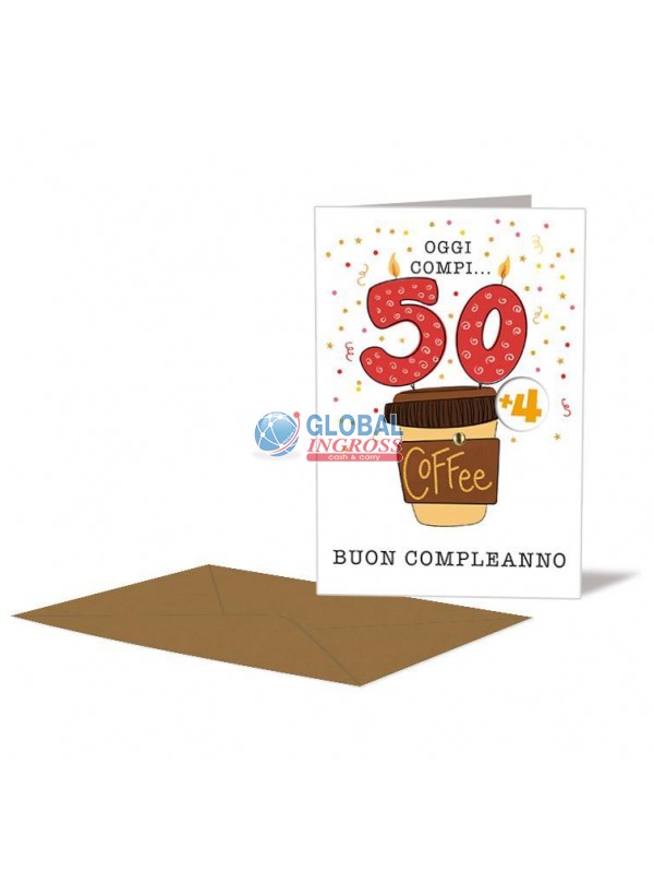 BIGLIETTO 50 ANNI C/ROTELLA I MIGLIORI ANNI
